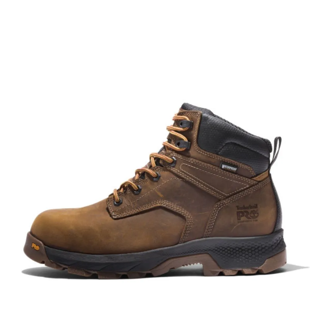 Timberland PRO Titan Men's 6" Waterproof Composite Toe Work Boot TB0A5T87214 - Brown