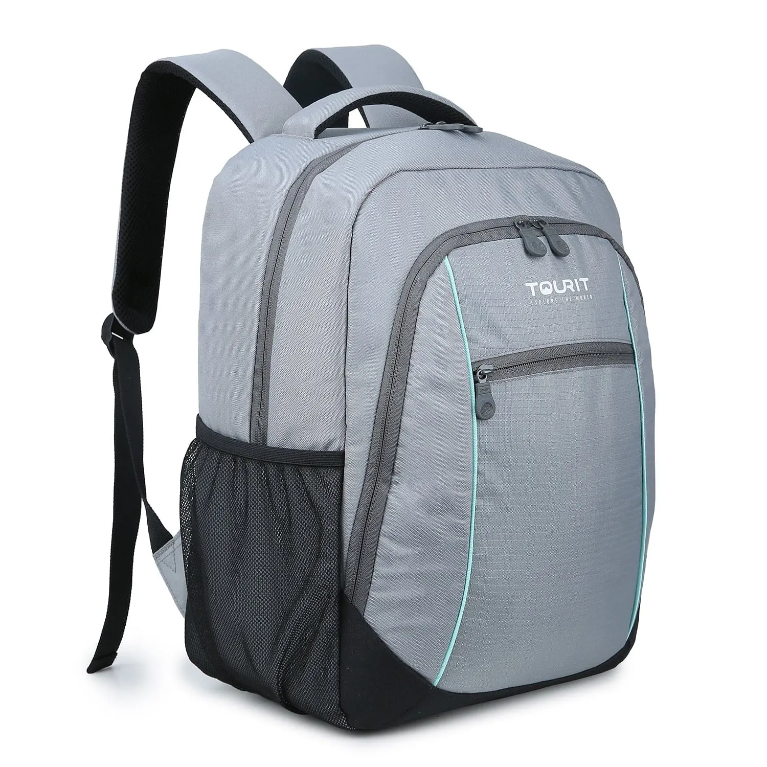 TOURIT 25 Can Soft Sided Cooler Backpack Leakproof Insulated Coolers Bag for Travel, Beach, Hiking, Camping, Fishing, Picnic, Black