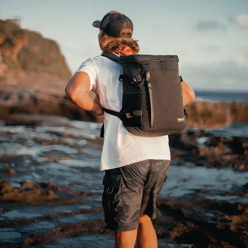 TOURIT 32 Cans Soft Sided Cooler Backpack Leakproof Insulated Coolers Bag for Lunch Camping Hiking, Black