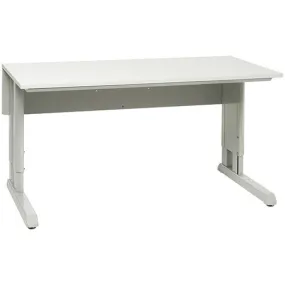 Treston 10049560P 30" x 48" Concept™ Manual Lift Workbench with Laminate Work Surface & Rounded Front Edge
