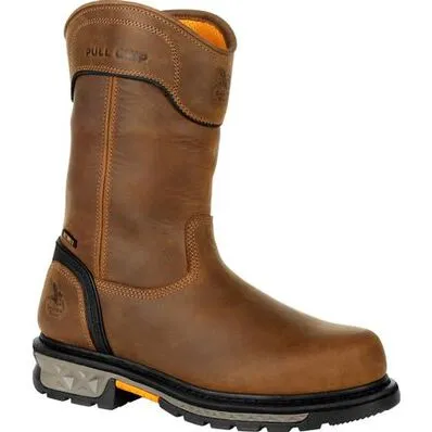 Waterproof Composite Toe Pull-On Work Boot, Mens