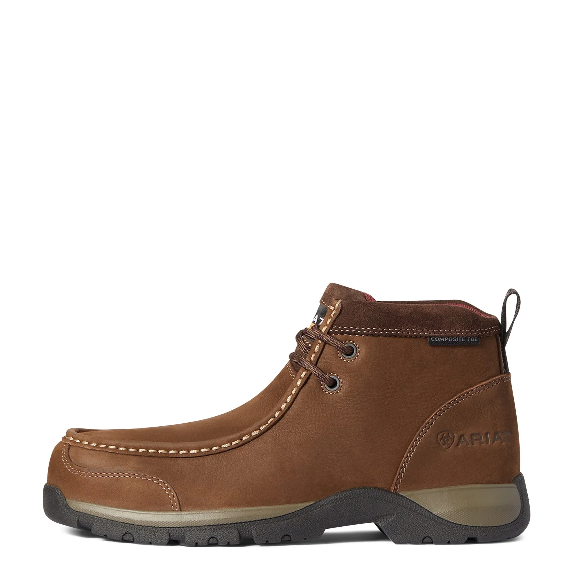 WMS Edge LTE Moc Composite Toe Work Boot Brown