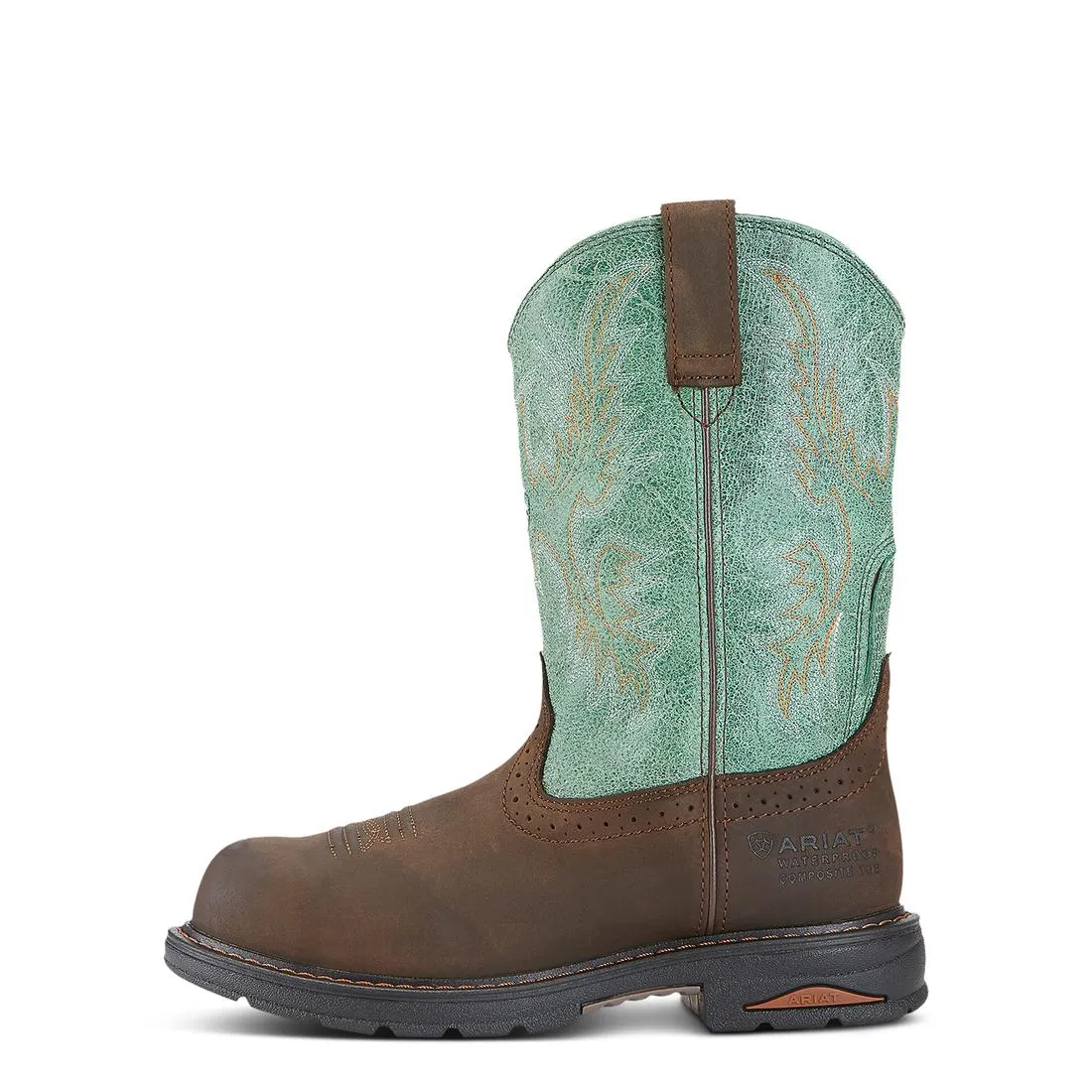 WMS Tracey Waterproof Composite Toe Work Boot Brown