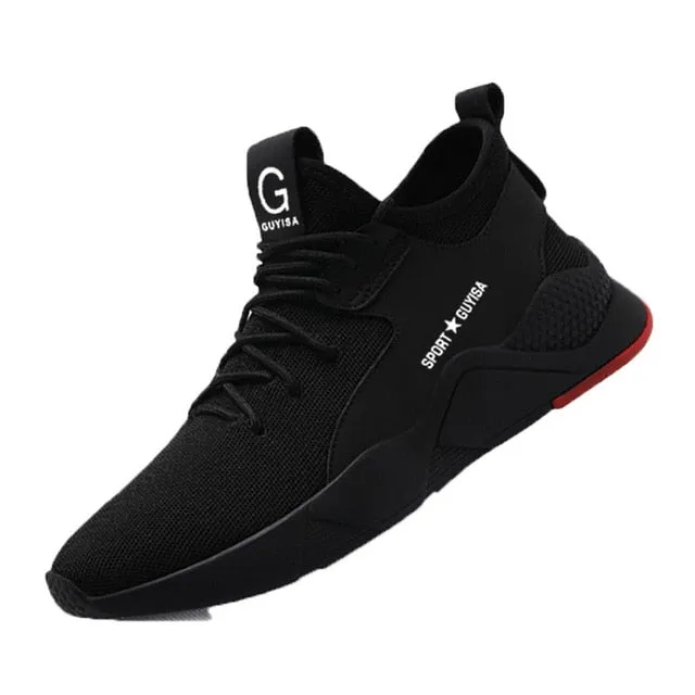 XPUHGM Air Mesh Steel Toe Work Shoes Breathable Working Shoes Man Safety Lightweight Puncture-Proof Safety Boots Dropshipping